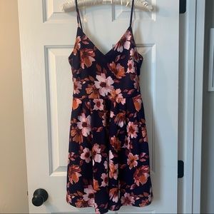 Floral spaghetti strap dress